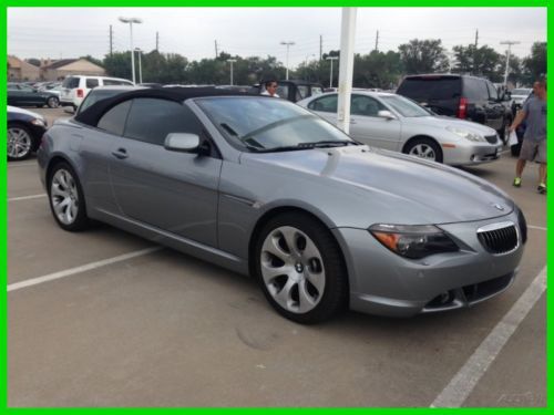 2007 bmw 650i convertible 81k miles*nav*head up display*clean carfax*we finance!