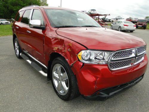 2011 DODGE DURANGO CITADEL  REPAIRALE SALVAGE TITLE, LIGHT DAMAGE, US $14,500.00, image 2