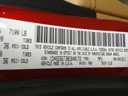 2011 DODGE DURANGO CITADEL  REPAIRALE SALVAGE TITLE, LIGHT DAMAGE, US $14,500.00, image 66