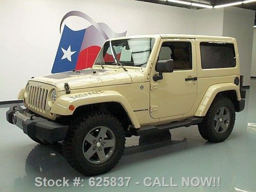 2011 jeep wrangler mojave 4x4 supercharged auto nav 9k texas direct auto