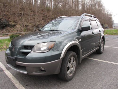 2003 mitsubishi outlander xls awd!!!clean carfax,only 97000mil,2.4l,gas saver!!!