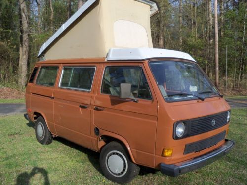 1982 vw vanagon  diesel westfalia low miles