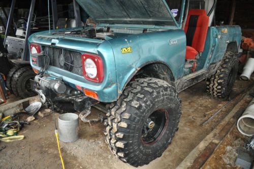 Scout rock crawler with atlas transfer case winch 5 point harness etc