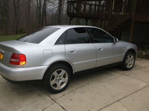 1999 audi a4 quattro all wheel drive  leather heated seats 5 speed - no reserve!