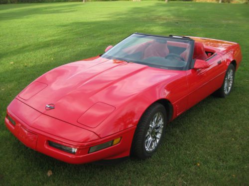 SPECTACULAR Torch Red Corvette Convertible-Low Miles-Adult Driven-None Nicer!!!, US $15,990.00, image 4