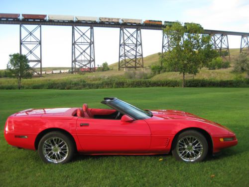 SPECTACULAR Torch Red Corvette Convertible-Low Miles-Adult Driven-None Nicer!!!, US $15,990.00, image 15