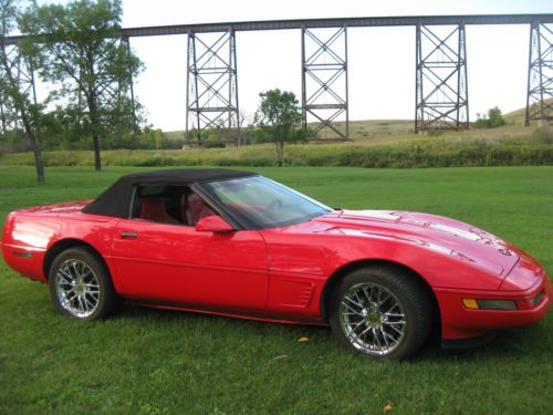 SPECTACULAR Torch Red Corvette Convertible-Low Miles-Adult Driven-None Nicer!!!, US $15,990.00, image 17