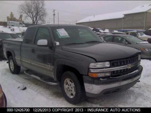 2000 chevy silverado z71 4x4 5.3l 4-door extended cab parts or repairable