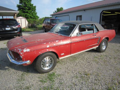 1968 ford mustang  gt 390 &#034;s&#034; code &#039;68 coupe