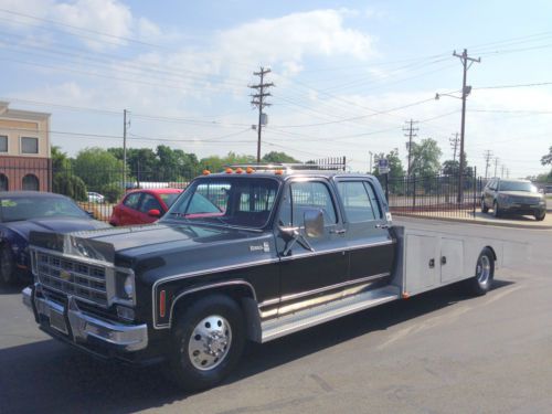 1978 chevrolet silverado 3500 car hauler rollback tow truck