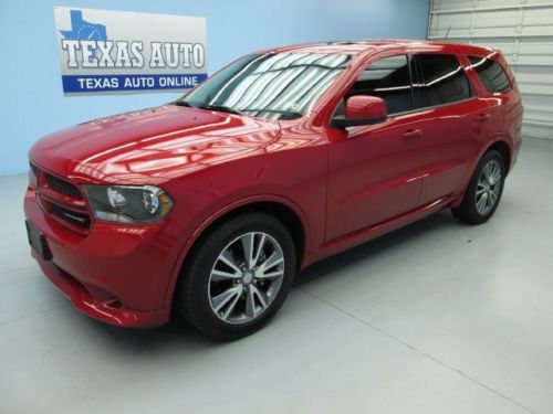 We finance!!  2013 dodge durango r/t hemi leather roof 3rd row 11k mi texas auto