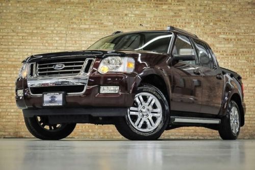 2008 ford explorer sport trac limited truck chrome pkg! roof! low miles! loaded!