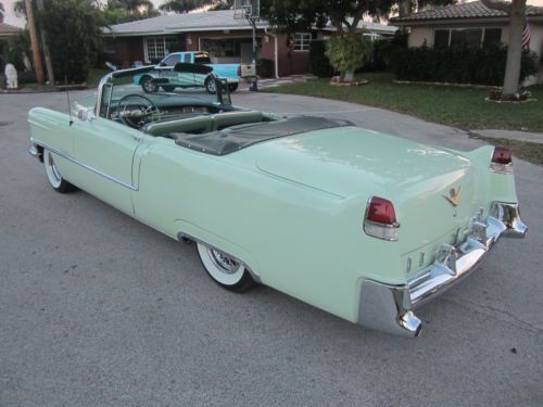1955 CADILLAC SERIES 62 CONVERTIBLE GROUND UP BOLT AND NUT RESTORATION MINT CAR, image 3