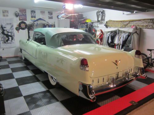 1955 CADILLAC SERIES 62 CONVERTIBLE GROUND UP BOLT AND NUT RESTORATION MINT CAR, image 5
