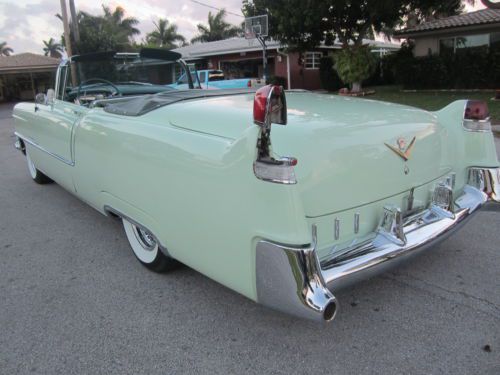 1955 CADILLAC SERIES 62 CONVERTIBLE GROUND UP BOLT AND NUT RESTORATION MINT CAR, image 6