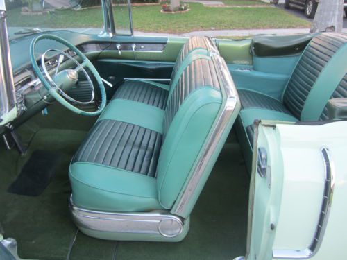 1955 CADILLAC SERIES 62 CONVERTIBLE GROUND UP BOLT AND NUT RESTORATION MINT CAR, image 9