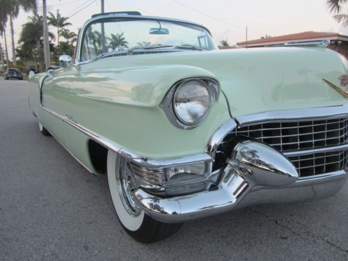 1955 CADILLAC SERIES 62 CONVERTIBLE GROUND UP BOLT AND NUT RESTORATION MINT CAR, image 12