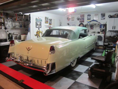 1955 CADILLAC SERIES 62 CONVERTIBLE GROUND UP BOLT AND NUT RESTORATION MINT CAR, image 15