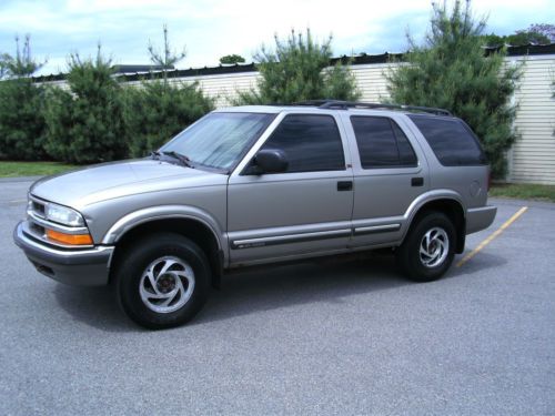 2001 chevy blazer lt 4x4 leather sunroof runs and drives great no reserve 5 day!