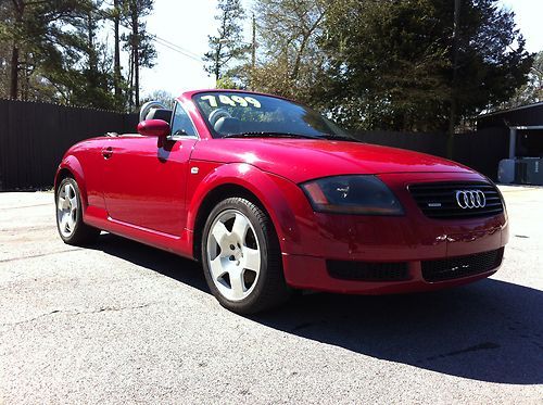 2001 audi tt quattro turbo base convertible 2-door 1.8l 225hp