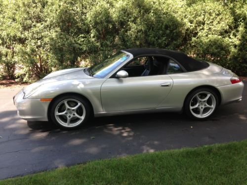 2003 PORSCHE 996 CABRIOLET IN ARCTIC SILVER 31,000 MILES TIPTRONIC, US $35,900.00, image 2