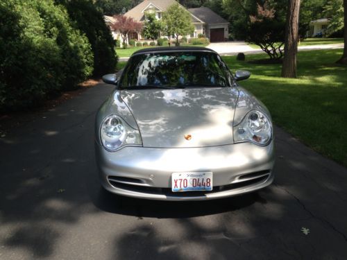 2003 PORSCHE 996 CABRIOLET IN ARCTIC SILVER 31,000 MILES TIPTRONIC, US $35,900.00, image 3
