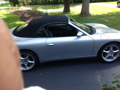 2003 PORSCHE 996 CABRIOLET IN ARCTIC SILVER 31,000 MILES TIPTRONIC, US $35,900.00, image 5