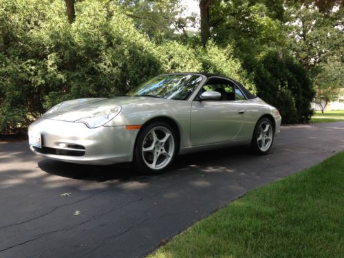 2003 PORSCHE 996 CABRIOLET IN ARCTIC SILVER 31,000 MILES TIPTRONIC, US $35,900.00, image 7