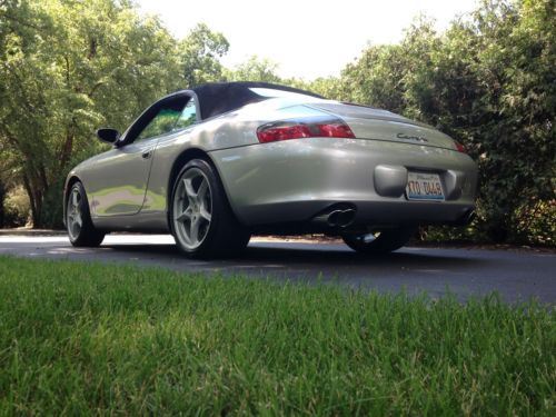 2003 PORSCHE 996 CABRIOLET IN ARCTIC SILVER 31,000 MILES TIPTRONIC, US $35,900.00, image 8