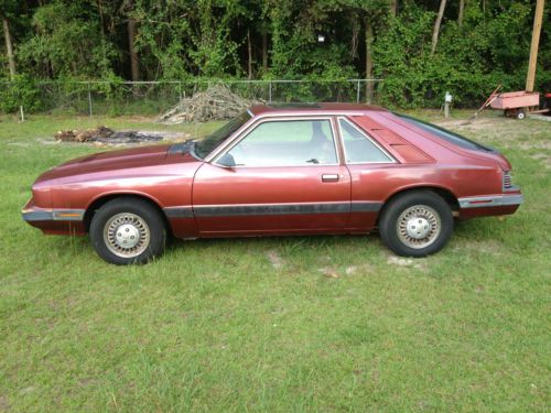 1985 mercury capri gs hatchback 3-door 2.3l