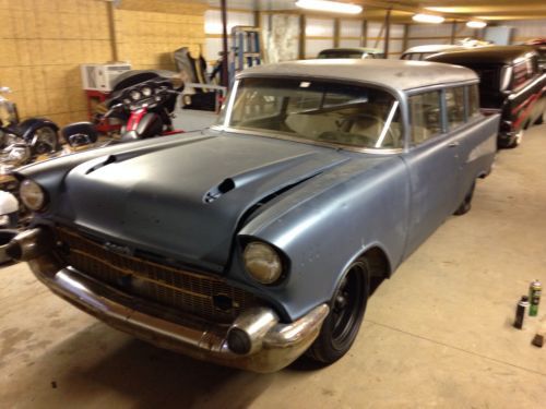 1957 Chevrolet Wagon 2DR / Runs & Drives / RAT ROD / Project Car, image 4