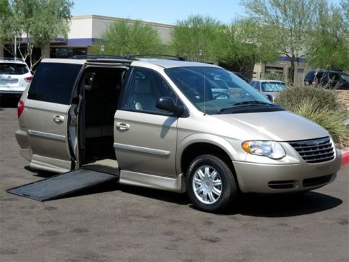 2006 chrysler town &amp; country touring wheelchair handicap mobility van conversion