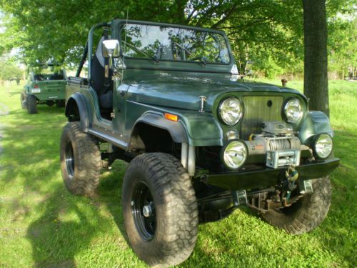 1978 jeep cj5 chevy v8 currie dana 60 and ford 9in custom frame 37&#039;s