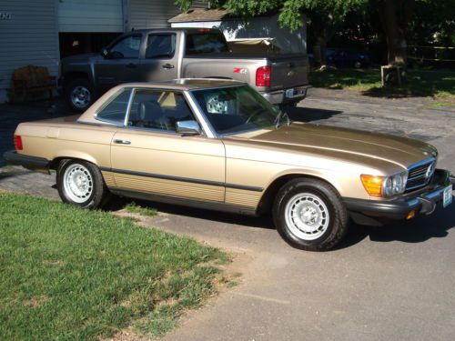 1985 mercedes-benz 380sl convertible, hardtop, adult owned, garage stored