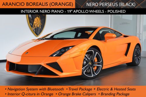 One owner; e-gear trans; orig msrp $228,860; arancio borealis (orange) / nero