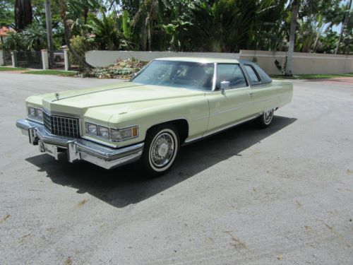 1976 cadillac coupe de ville cabriolet