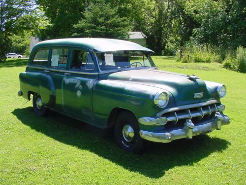 1954 CHEVROLET 53 CHEVY 54 STATION WAGON MODEL 150 4 DOOR CALIFORNIA CAR RAT ROD, US $11,900.00, image 2