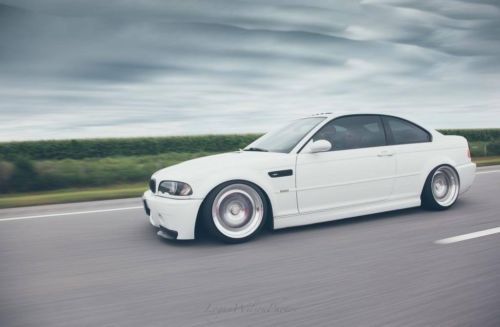 2001 e46 m3 smg alpine white ccw wheels coilovers tasteful mods exhaust csl