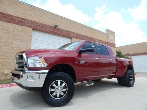 2012 dodge ram 3500 mega cab lift kit custom wheels sharp!