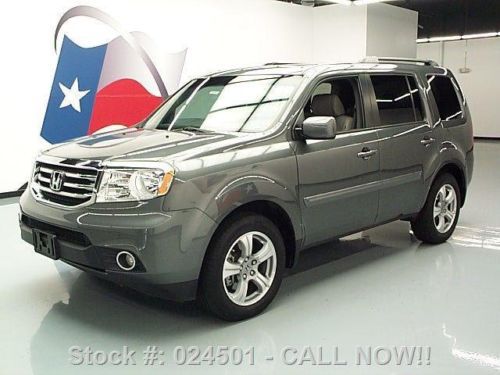 2012 honda pilot ex-l sunroof rear cam dvd 3rd row 26k texas direct auto