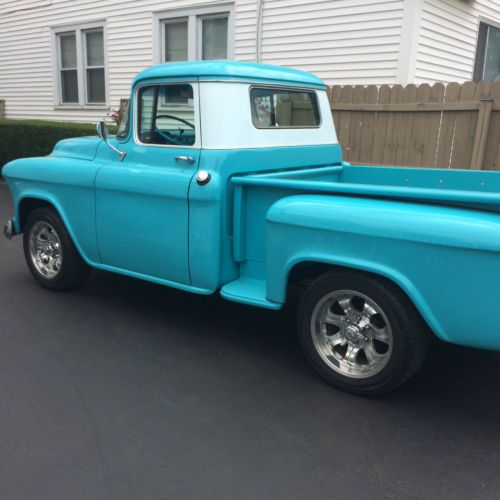 1955 chevy pickup 3100 short bed stepside