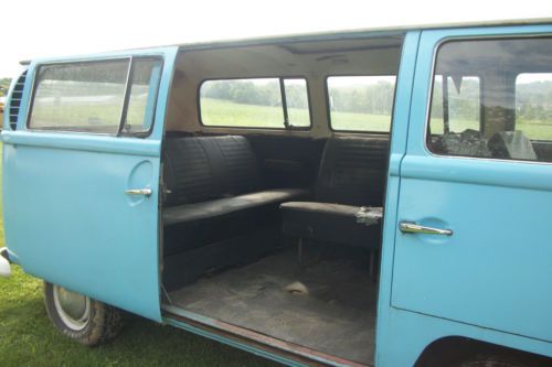 1969 vw bus, baby blue, 4speed, runs and drives, US $7,900.00, image 7