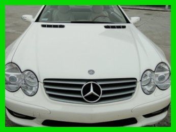 2006 sl500,only 17,000miles,amg sport,white/stone, mercedes-benz dealer,l@@k