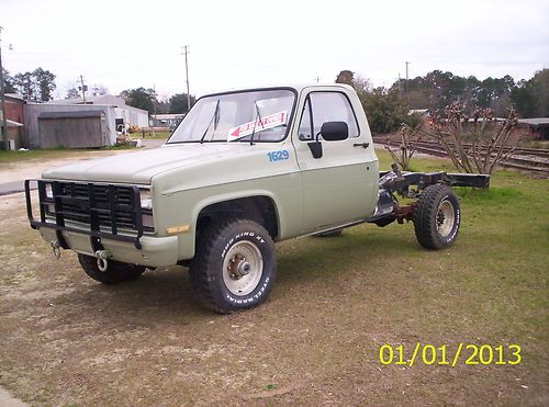 1985 chevrolet 4x4 6.2 liter diesel military truck dana 60