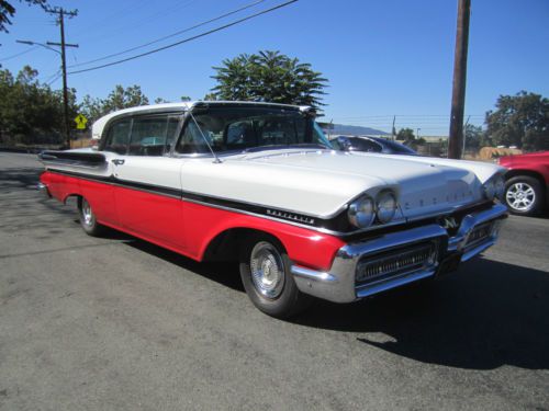 1958 mercury turnpike cruiser 2-door hardtop coupe-rare oriiginal californa car!