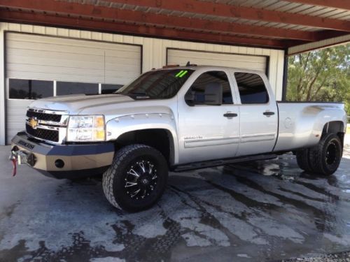 2011 chevrolet 3500hd crew cab dually 6.6l duramax 6 speed shiftable auto 4x4 lt