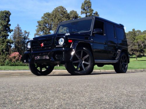 2002 mercedes-benz g500 g63 g55 g amg texas edition &#034;wald&#034; black bison