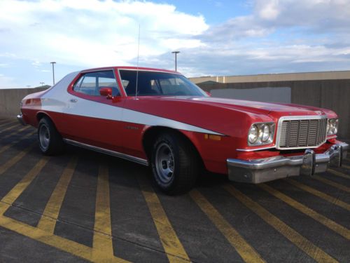 1974 ford gran torino starsky &amp; hutch clone! movie car, hot rod, no reserve!