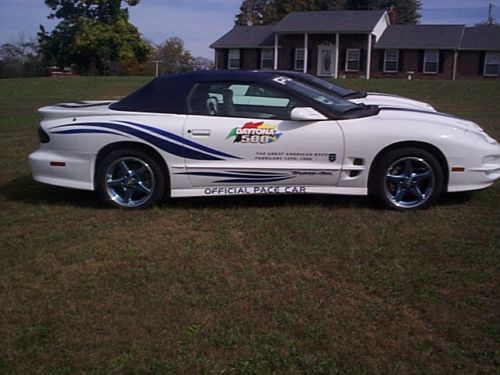 1999 pontiac 30th anniversary trans am  daytona 500 real pace car