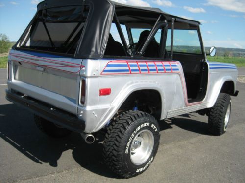 1973 Ford Bronco roadster with a very nice solid body, runs and drives very well, image 4